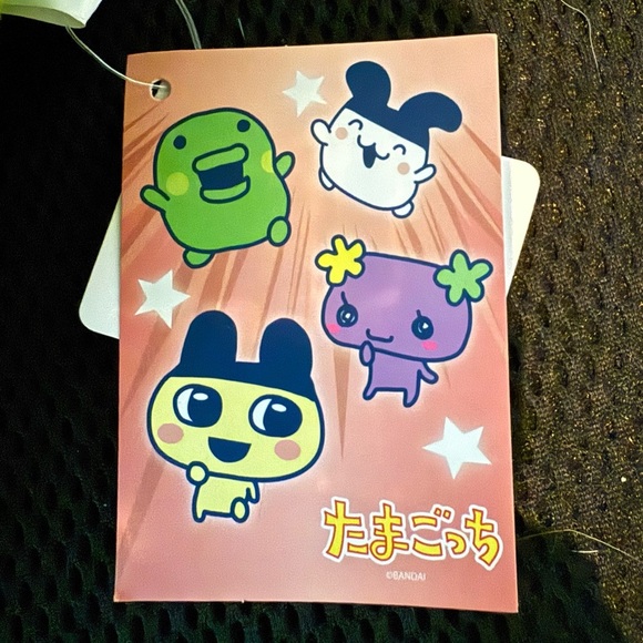 Tamagotchi Kuchipachi  12” green black plush by BANDAI from Japan - Picture 3 of 6